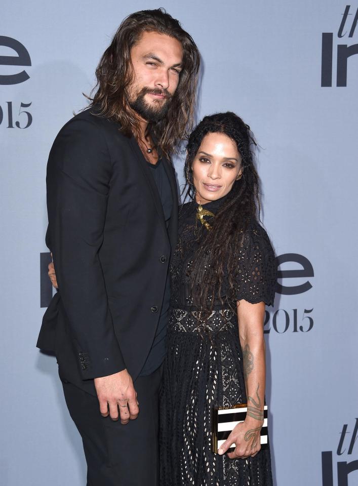 Jason and his pint-sized wife Lisa Bonet 