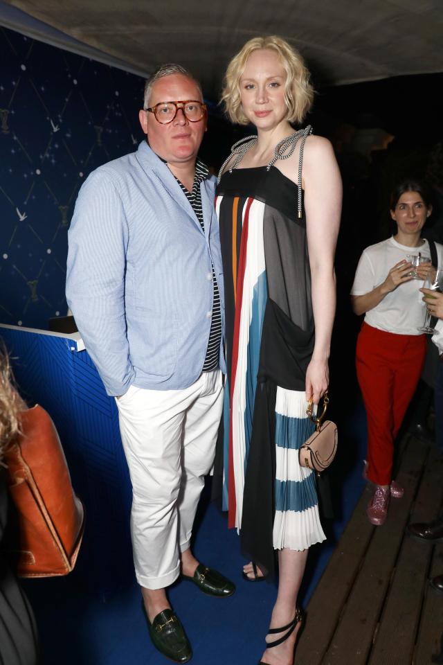 You wouldn't catch Giles Deacon slitting someone's throat like Gwendoline's on-screen love interests 