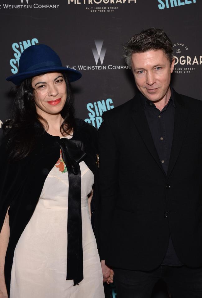 Aidan Gillan and his singer girlfriend Camille O'Sullivan