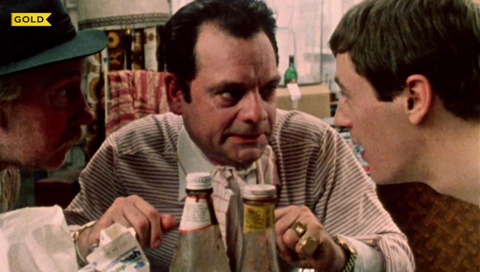  Del Boy explains his latest get-rich-quick wheeze to Rodney and Grandad