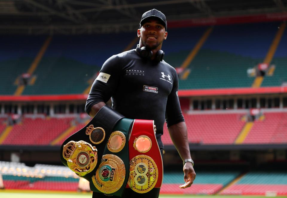  Anthony Joshua will defend his IBF belt against Kubrat Pulev