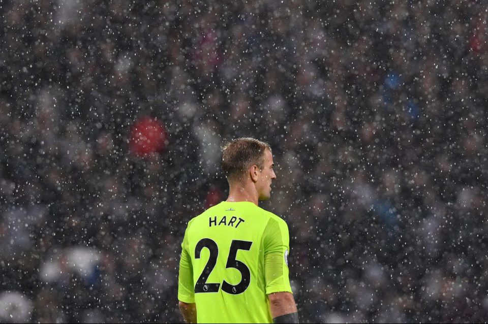 it has been raining goals into Hart's net in recent months