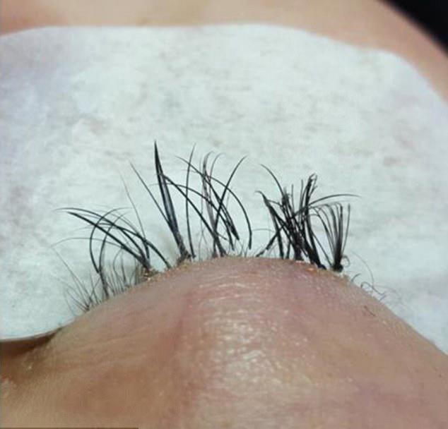  The Australian beautician urged others to do their research before getting lash extensions so they could avoid this fate