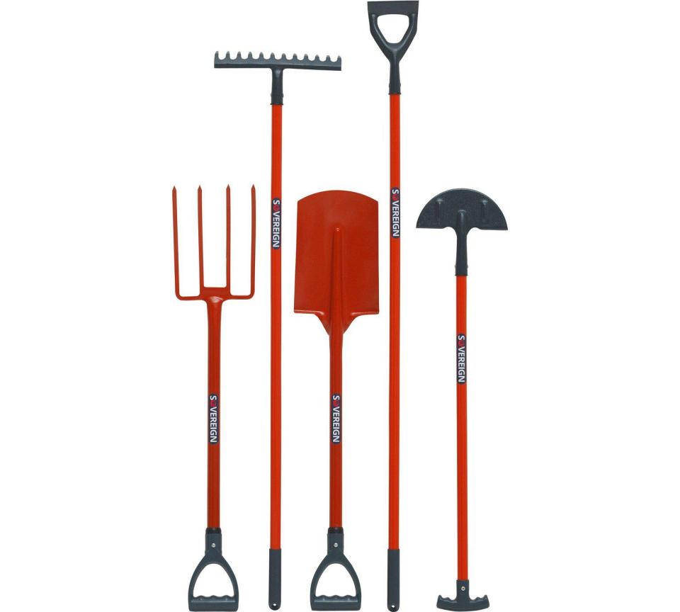  This five-piece Sovereign gardening set works out at 60p per tool when you buy them at Argos