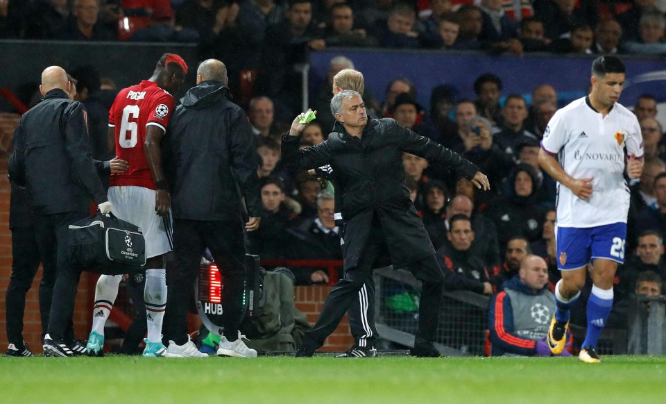  The relationship between Paul Pogba and the Manchester United management team might cool a little for a while after his new injury problem