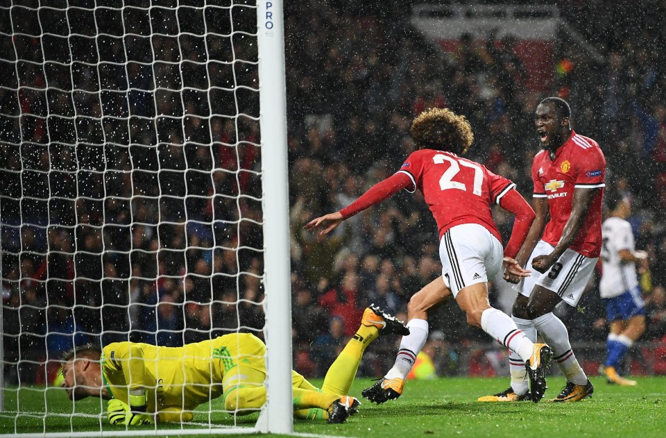 The midfielder came off the bench to score United’s first goal in the Champions League match against Basel