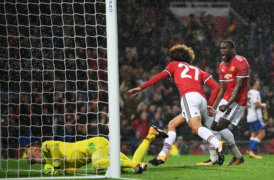  The midfielder came off the bench to score United's first goal in the Champions League match against Basel