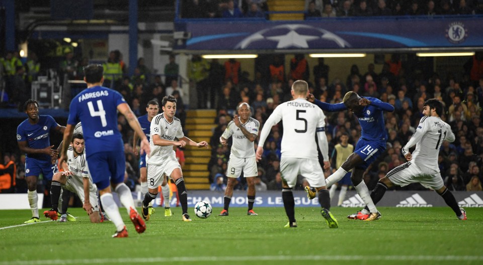 Tiemoue Bakayoko then scored his first goal for the club