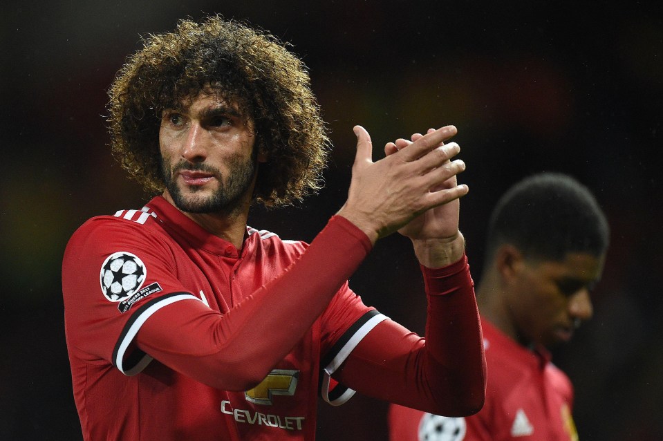 Fellaini has been at Old Trafford since 2013