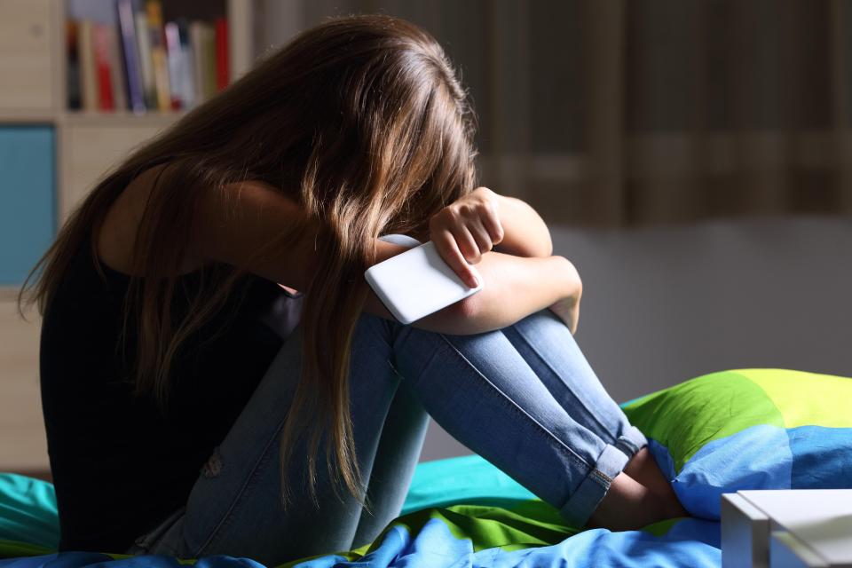 Experts believe a rise in pressure from social media has contributed to the increase in the number of depressed girls