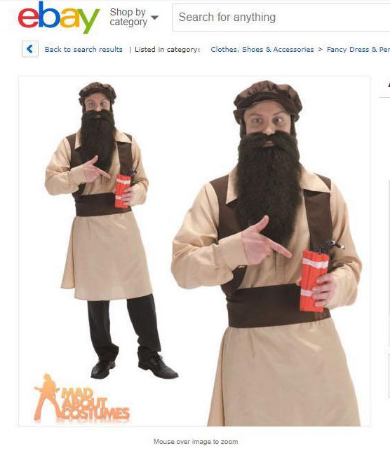  A Taliban 'terrorist' costume is on sale ahead of Halloween