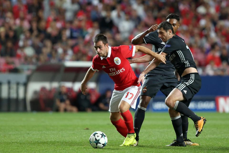 Benfica prospect Andrija Zivkovic is being tracked by Manchester United