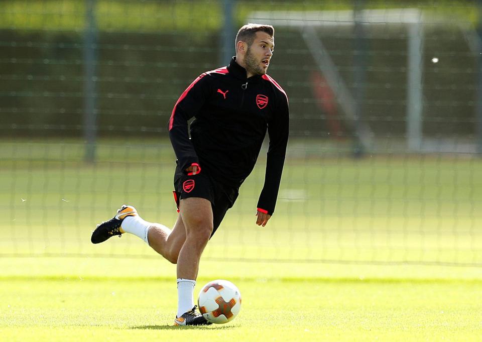 Jack Wilshire is pushing for his first start of the season when Arsenal face Cologne