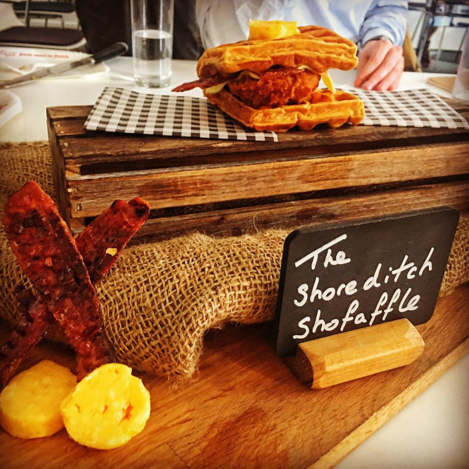 The Shoreditch Shofaffle wouldn't look out of place at a trendy London restaurant