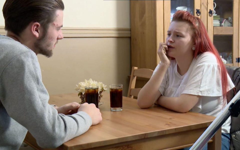 Megan and Dylan argue on tonight's Teen Mom UK as she berates him about going out on benders