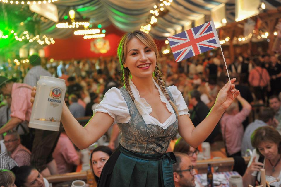 Sun girl Deni trains up to be an Oktoberfest waitress - but is it as easy as it looks?