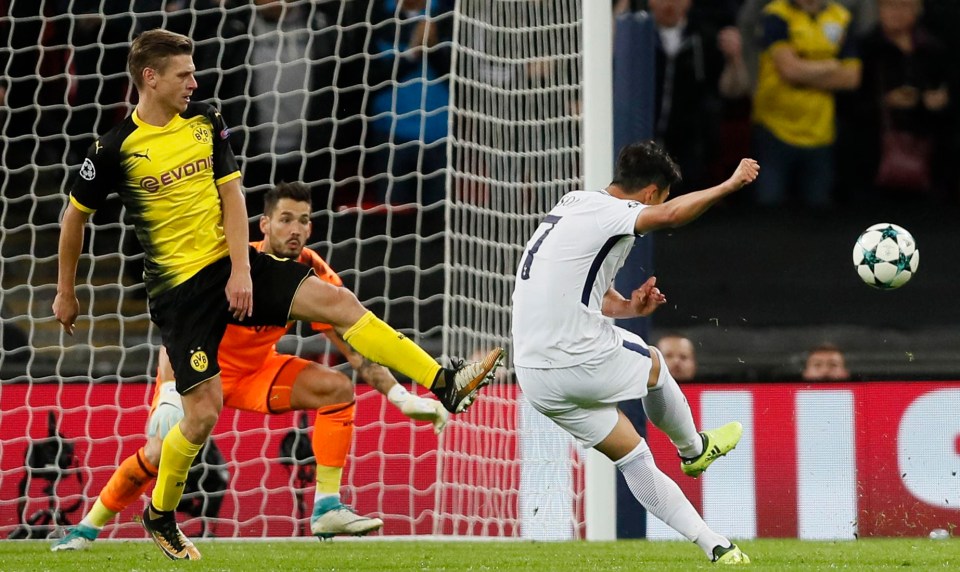 Heung-min Son grabbed Spurs’ first goal