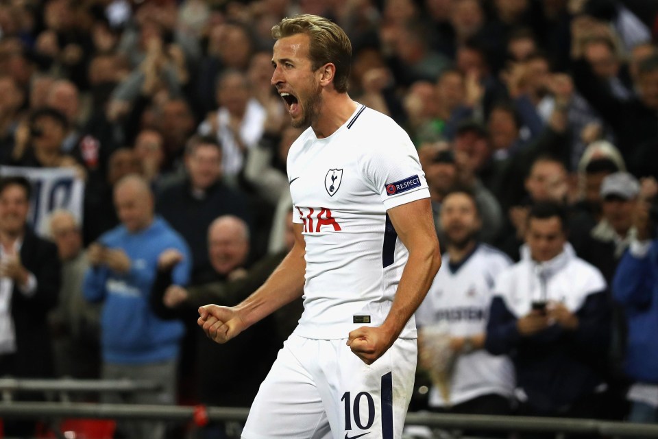 The Tottenham striker’s second goal came from his left foot