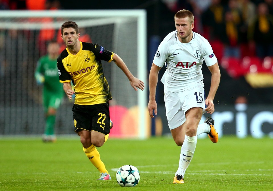 Tottenham star Eric Dier was at the fancy London event on Thursday night