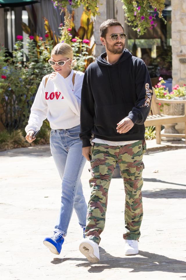  Scott and Sofia Richie earlier that week