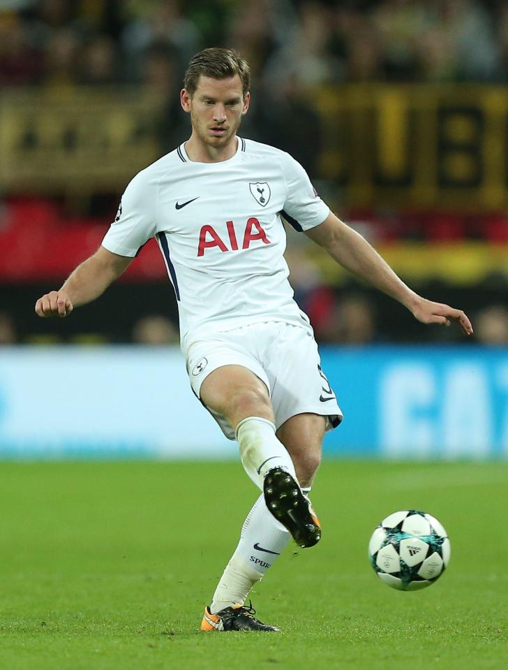  Jan Vertonghen was left fuming by the decision to send him off