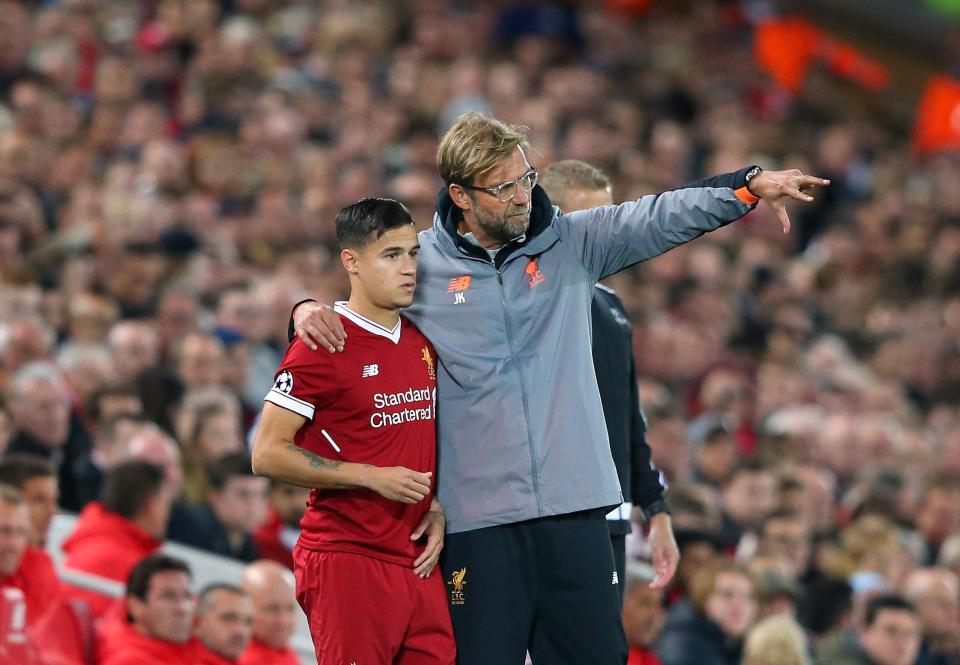  Coutinho and Klopp put their differences aside after the Brazilian's dream move to Barcelona fell flat