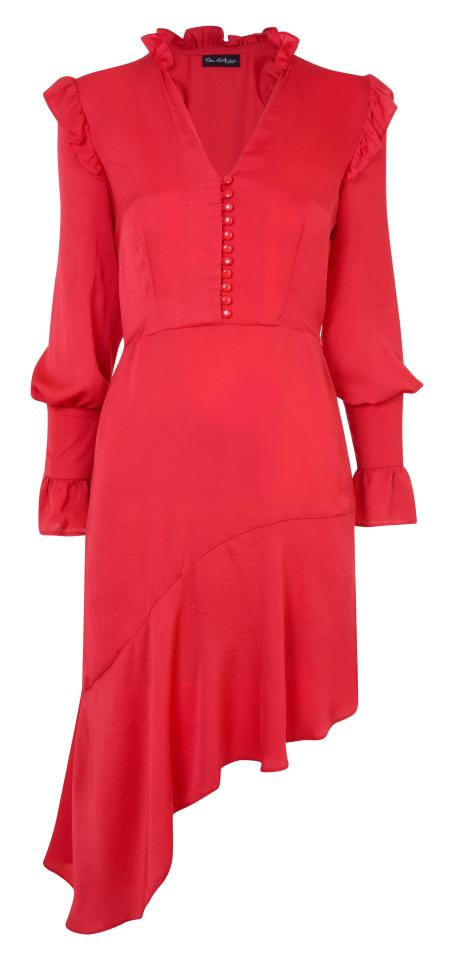  Red dress, £35, Miss Selfridge