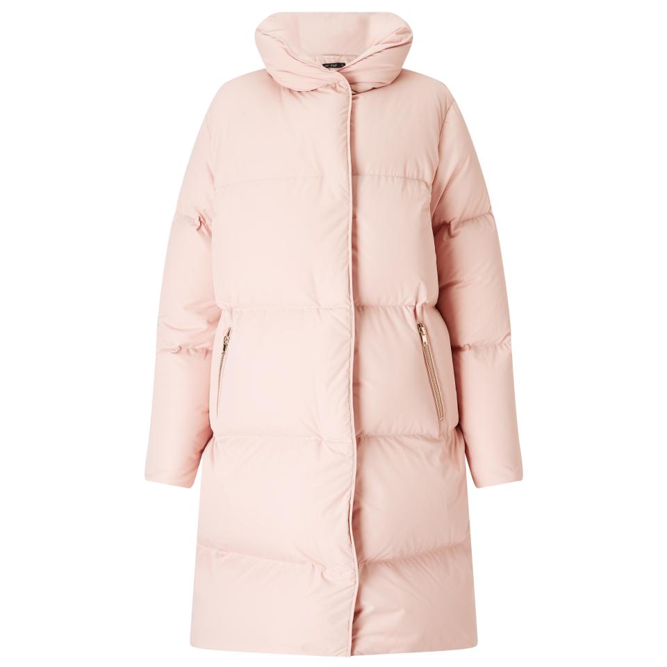  Pink coat, £35, Tesco