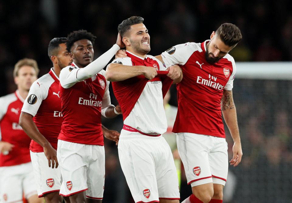  The 24-year-old expresses his delight at netting against the German side at the Emirates