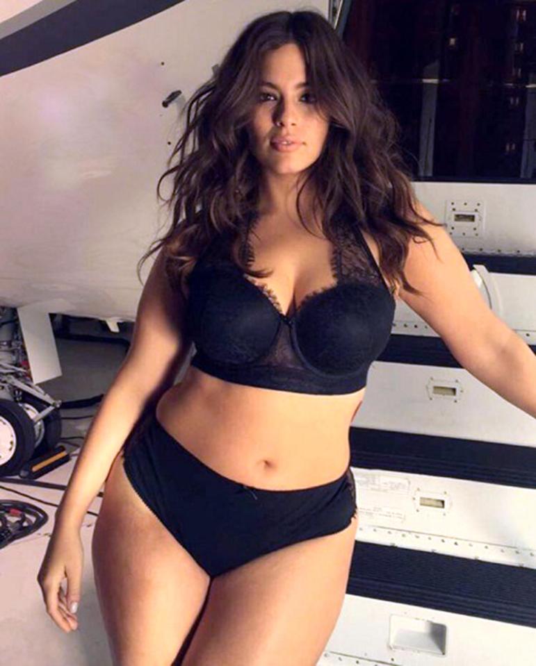  Now she happily posts images of herself scantily-clad as she loves her body