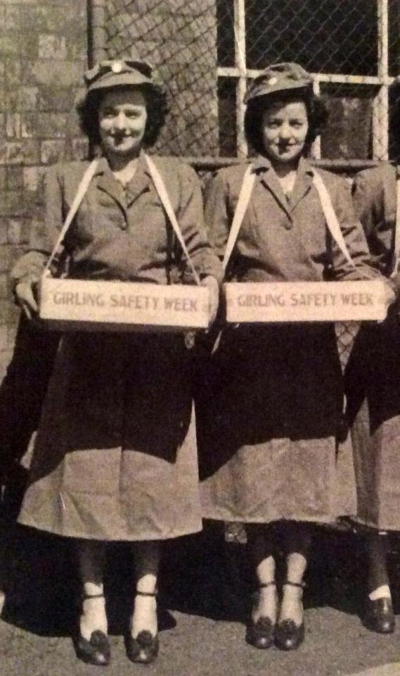  Maureen and Gwen said they were very popular during the war - because they look so alike