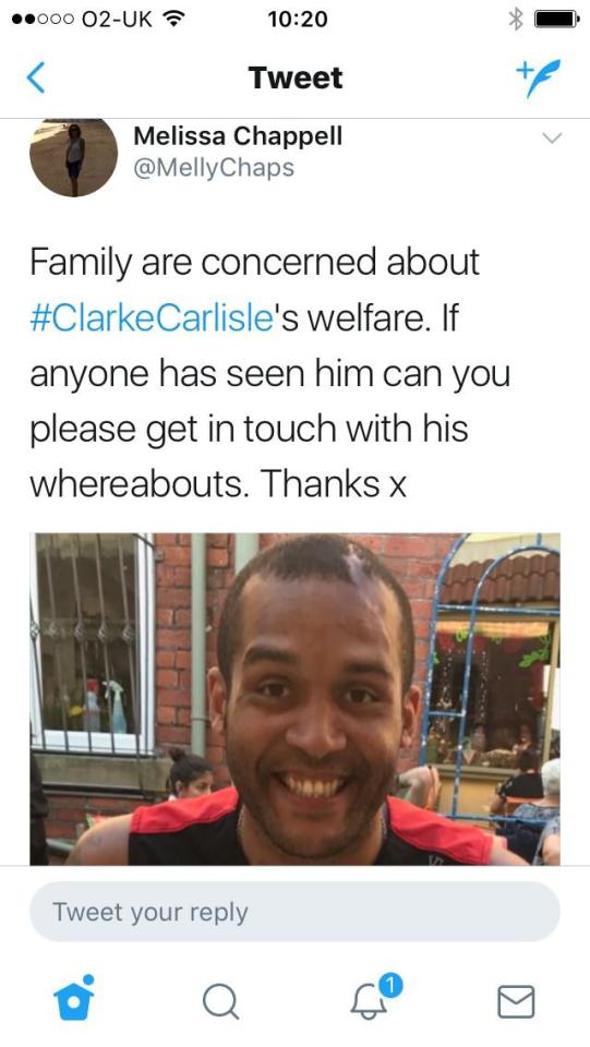 Family and friends have taken to Twitter to find some information