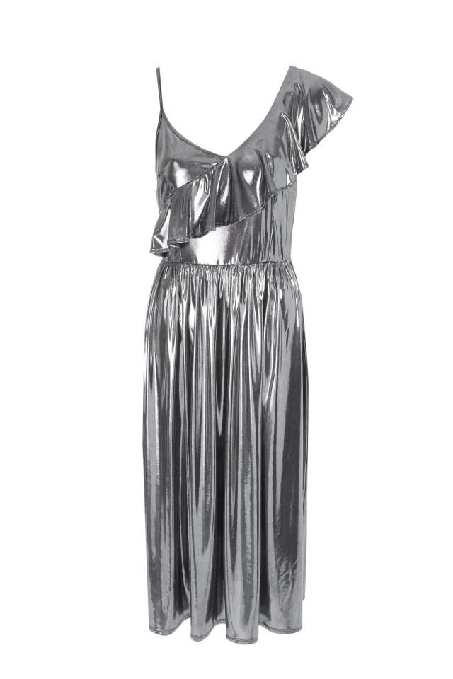  Silver dress, £28, Peacocks