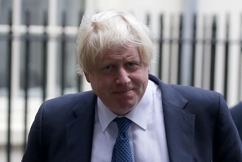  Boris Johnson has insisted he is behind Theresa May - but is fighting to pay less to Brussels