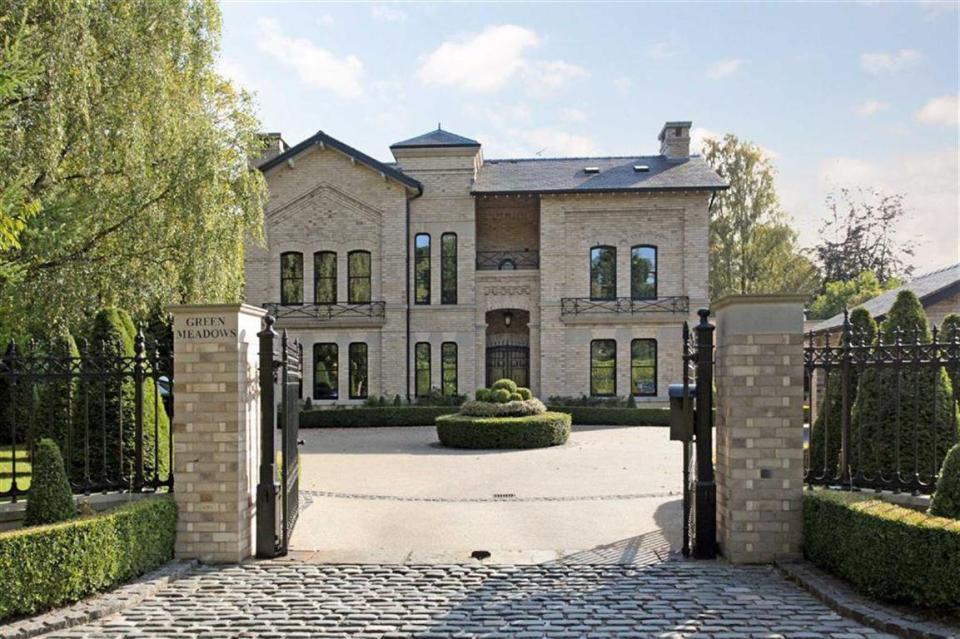  The sprawling gated mansion used by Zlatan Ibrahimovic last year is up for sale