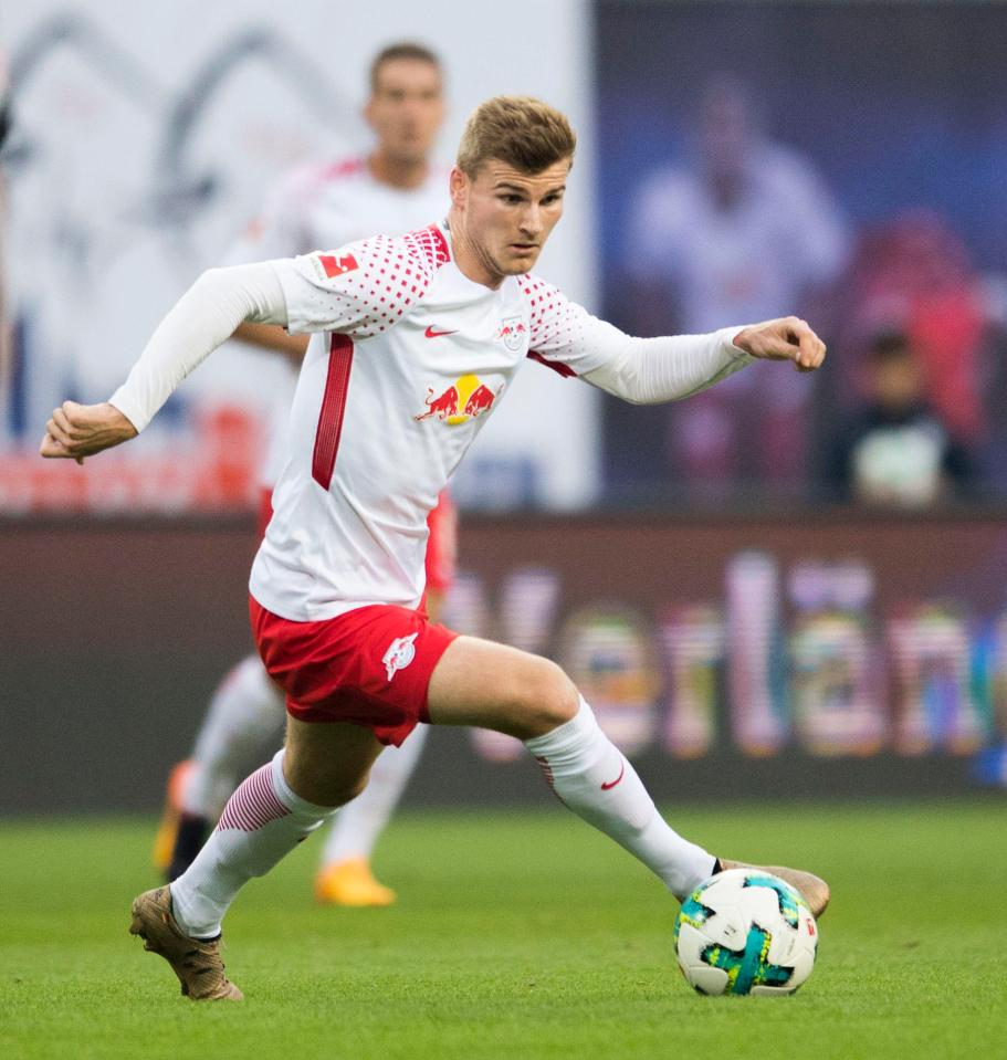  RB Leipzig striker Timo Werner is contracted to the Bundesliga giants until 2020