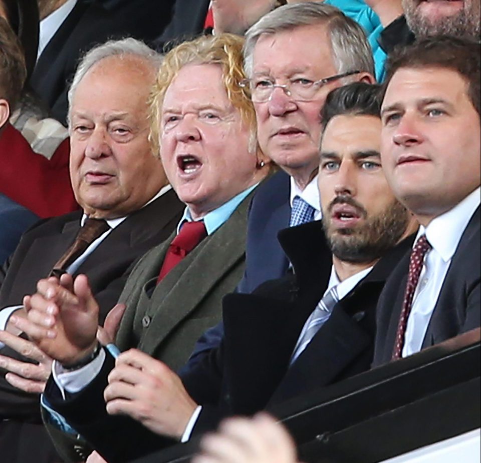 Fergie looks less than impressed with United