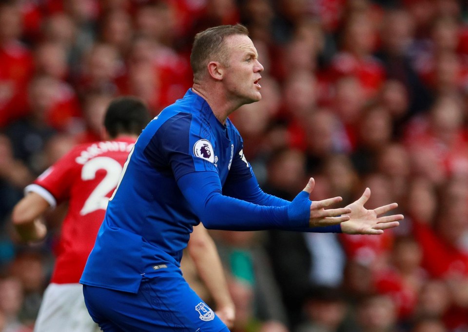 Wayne Rooney was on the losing side on his Manchester United return