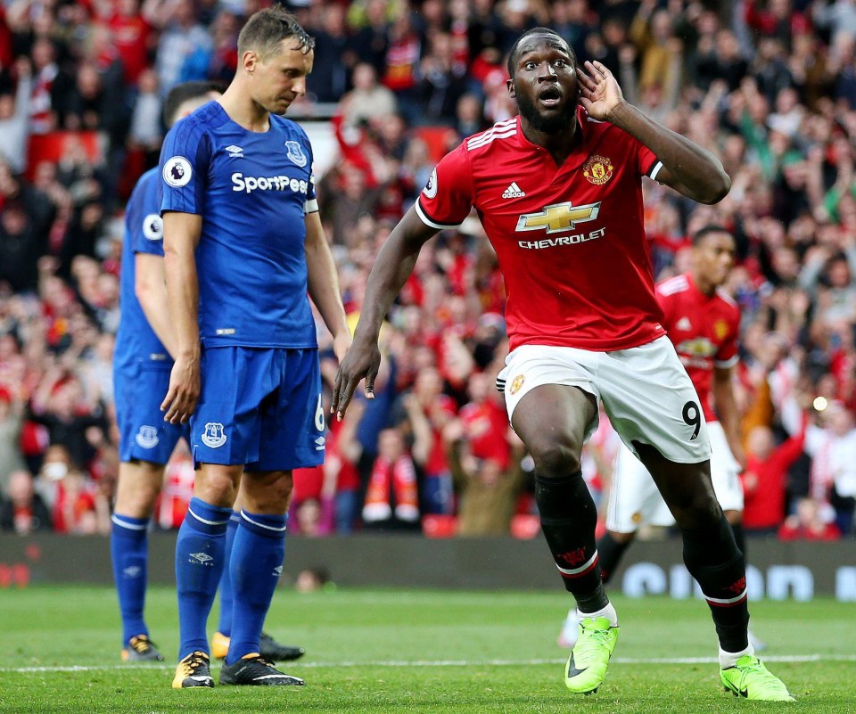 Romelu Lukaku claims his celebration was 'banter' after Everton fans taunted him