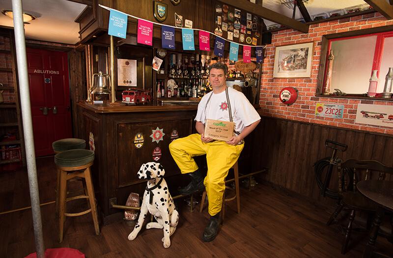  One finalist built his shed to look like a fire station pub