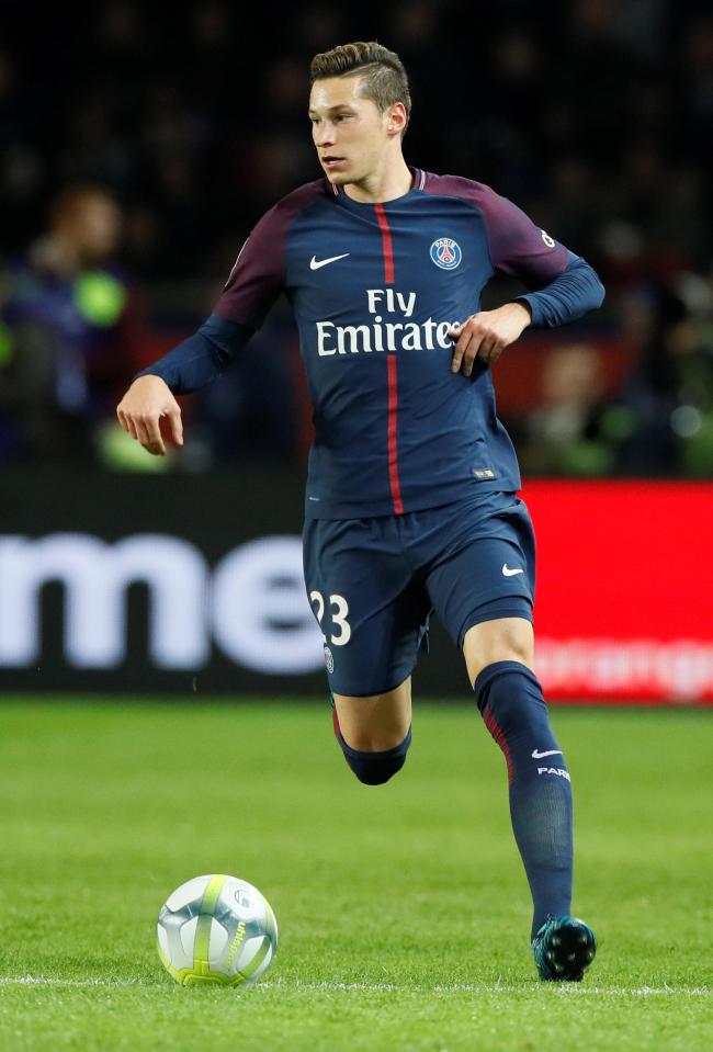 Draxler in action during a start in the weekend win over Lyon