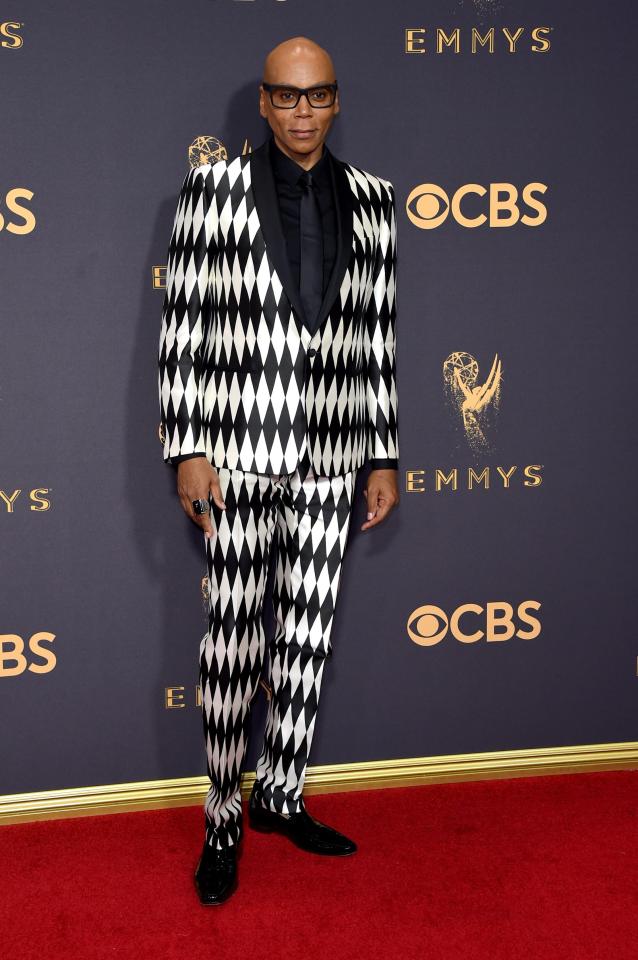  RuPaul wasn't praised for his choice of suit