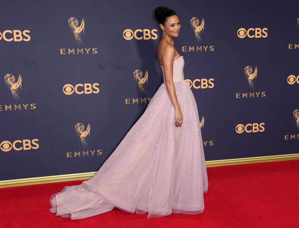  Thandie Newton looked pretty in pink