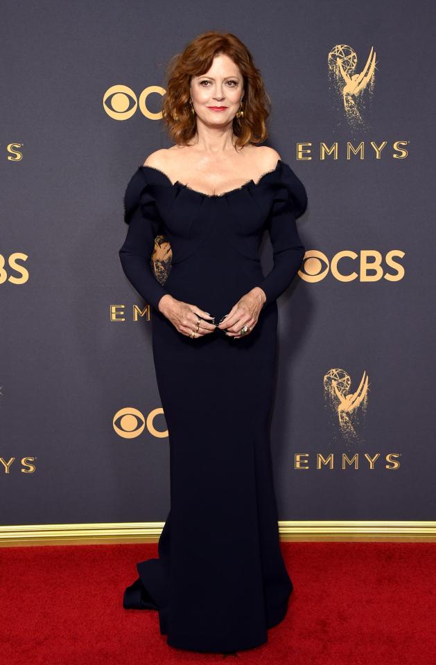  Susan Sarandon showed off her curves in this form fitting gown