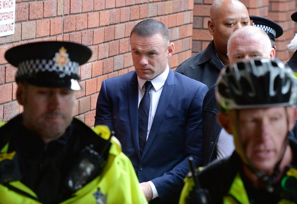 Ex-England captain Wayne Rooney pleaded guilty to drink driving in September 2017 and was handed a community service order