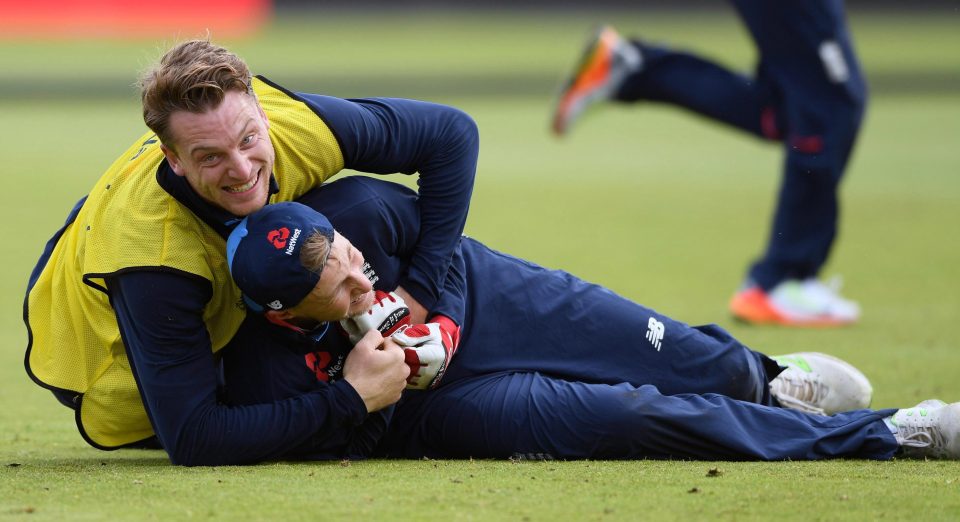 Buttler and Root fool around ahead of the ODI clash in Bristol