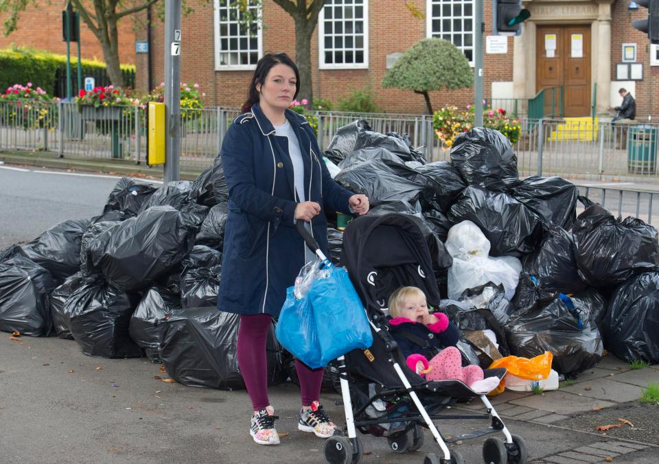  Mum-of-two Lucie Clements, 29 is one of many locals suffering from the long-drawn out strike