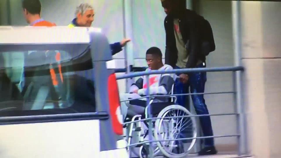 Ousmane Dembele has successfully undergone surgery