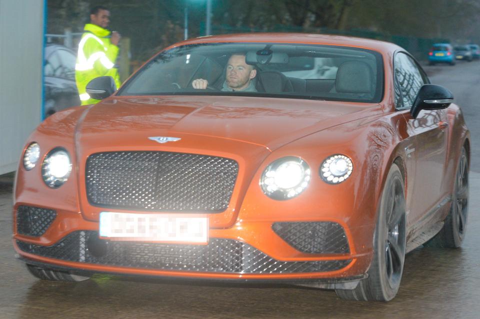  The £250,000 Bentley Continental GT is one of the cars which will add to the £180,000 insurance bill for Rooney