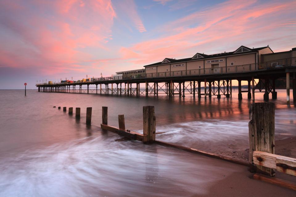  Teignmouth pier looks spectacular by sunset